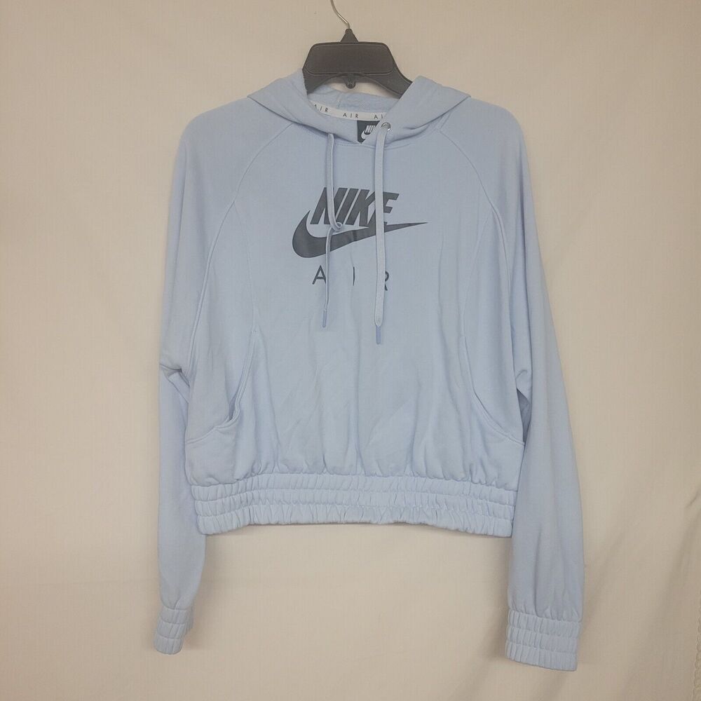 Nike  Size‎ M Pullover Long Sleeve Drawstring Activewear Hoodie Sweatshirt Blue